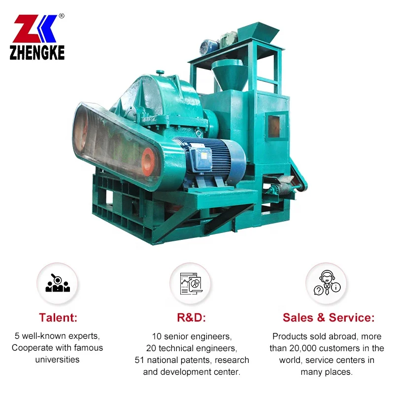 gypsum hydraulic dry powder briquette machine ball press