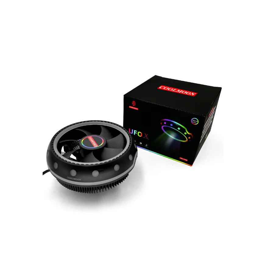 Новое поступление, кулер для процессора casin UFO rgb light, светодиодный вентилятор охлаждения