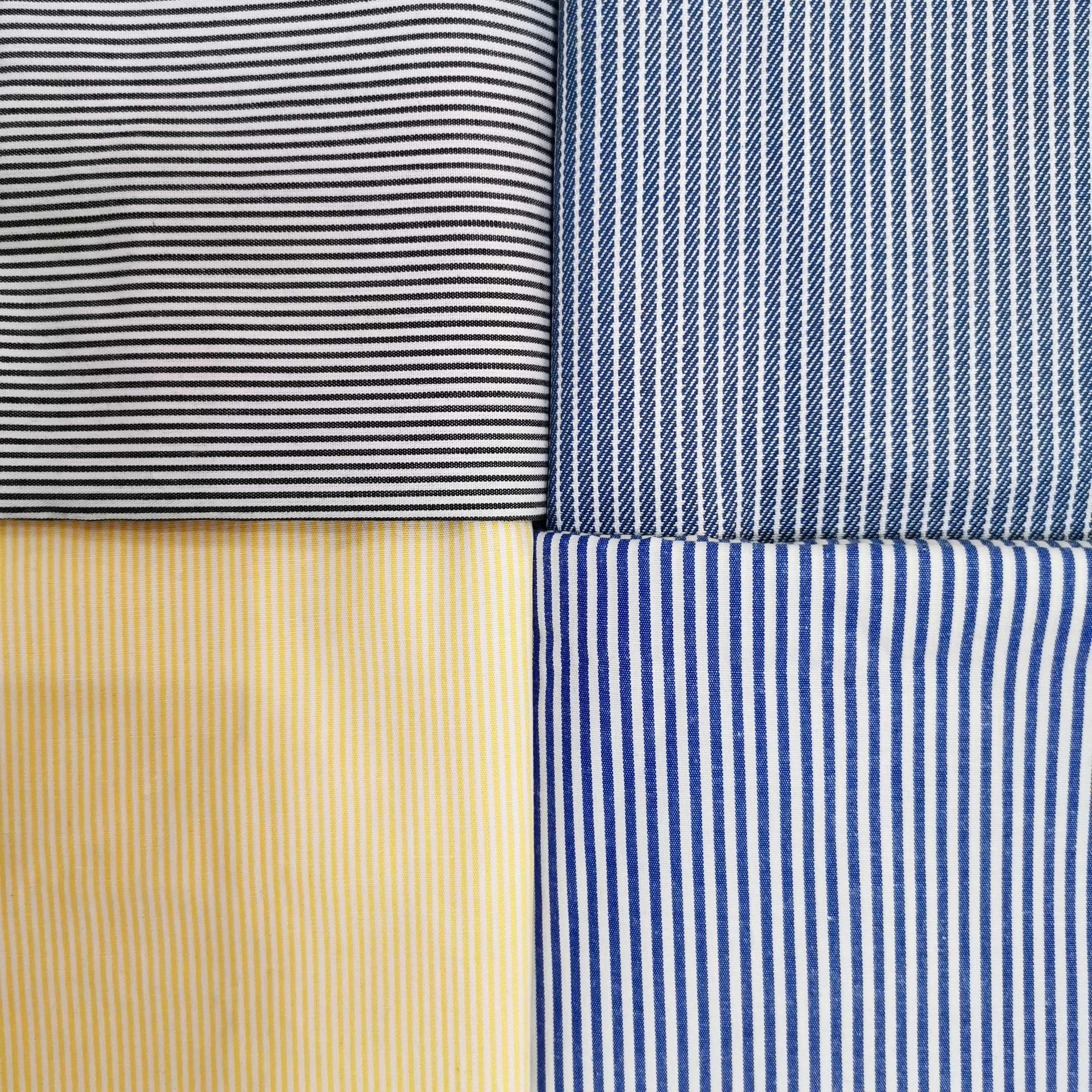Factory Direct Smooth 100% Cotton Thin Stripe Printed Fabrics Reactive Dyestuff For Toy Shirt Clothes