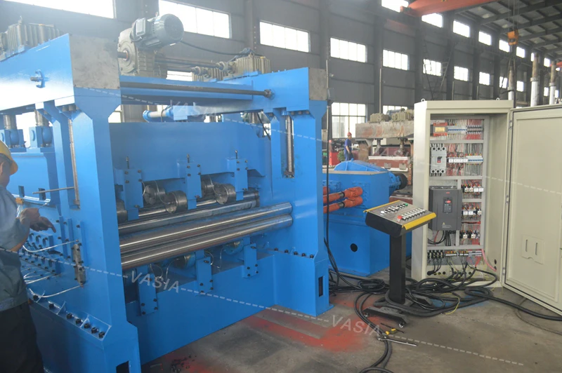 Metal sheet straightening leveler machine