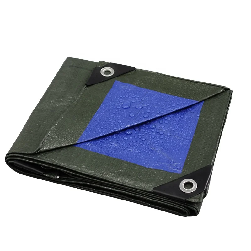 Waterproof Fabric Factory Price UV Treated Woven Pe Tarpaulin with Aluminum Eyelet