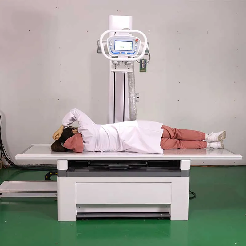 Medical X-ray machine fixed double column medical equipments X-ray machine for abdominal and chest shooting