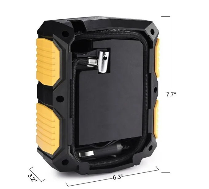 Digital Tire Inflator DC 12 Volt Car Portable Air Compressor Pump 150 PSI Car Air Compressor for Car Motorcycles Bicycles