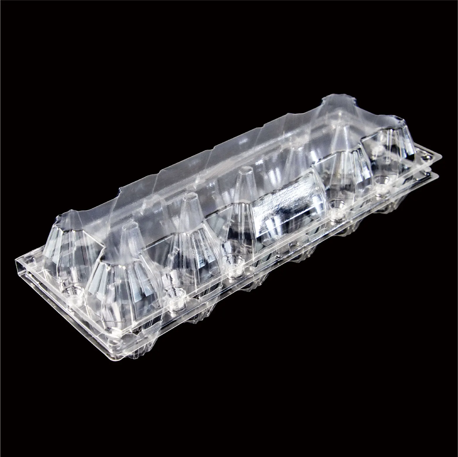 PET Clear Blister Egg Packaging Trays 4 6 8 10 12 30 Cells Disposable Plastic Egg Tray Box with Lid