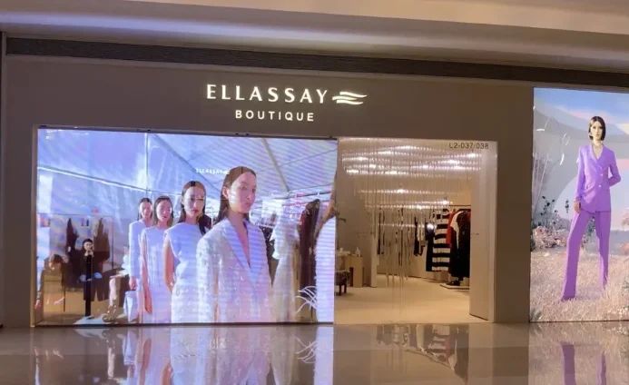 high resolution transparent LED video glass 16 bit color bit transmittable LED screen