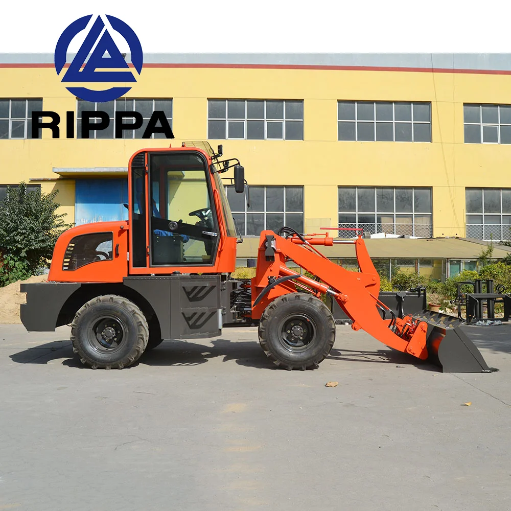 Customize 4ton Wheeled Loaders CE Certificate Farm Small Front End Loaders Compact Articulated Mini Wheel Loader