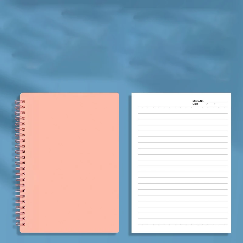 JX69 A5 Hardcover Academy Horizontal Spiral Notebook Custom Notebook Suitable For Learning Daily Notes For Work And Travel