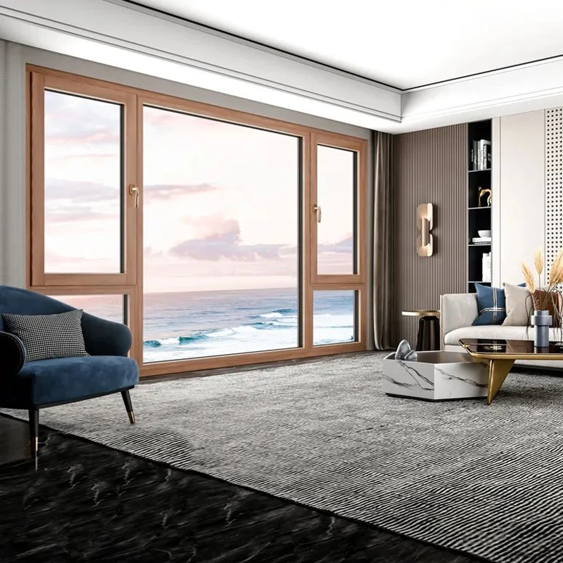 Latest Design Aluminum-clad wood doors and Windows