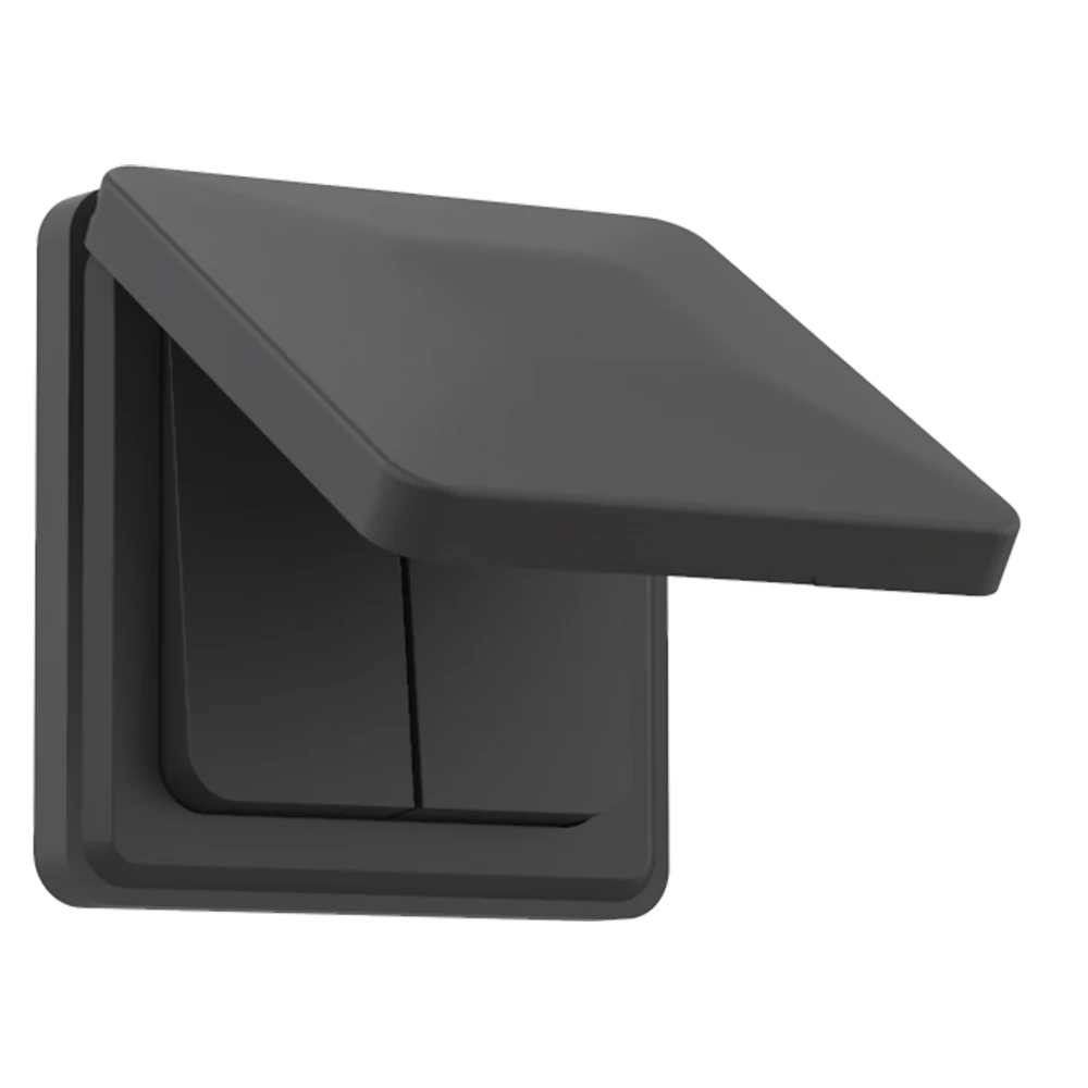 Caravan Accessories 16A 250V 2 Gang 1Way Electric Switch 65*65mm RV Interior Parts