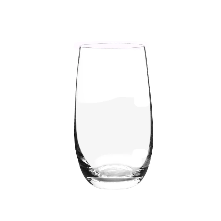 Elegant Stemless 10 oz Wine Glasses Clear Wine Cups for Red or White Wine Crystal Whiskey Tumblers  Water Goblets