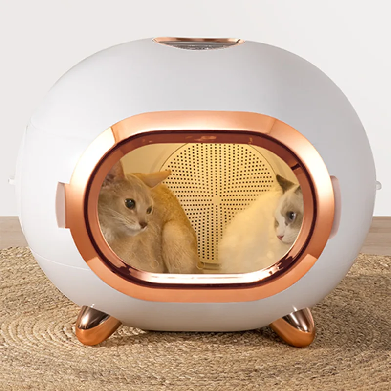 Intelligence Automatic Pet Dryer Cleaning Grooming No Noise Mute Bath Tools Quick Drying Blower Hair Drier For Cats Dogs