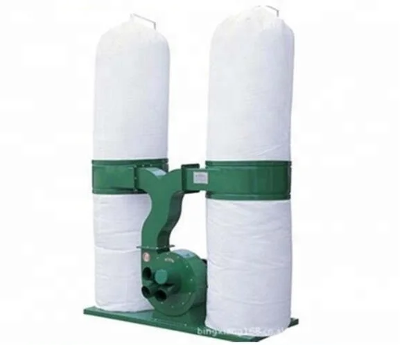 3kw Double Bags Wood Dust Collector Extractor Machine