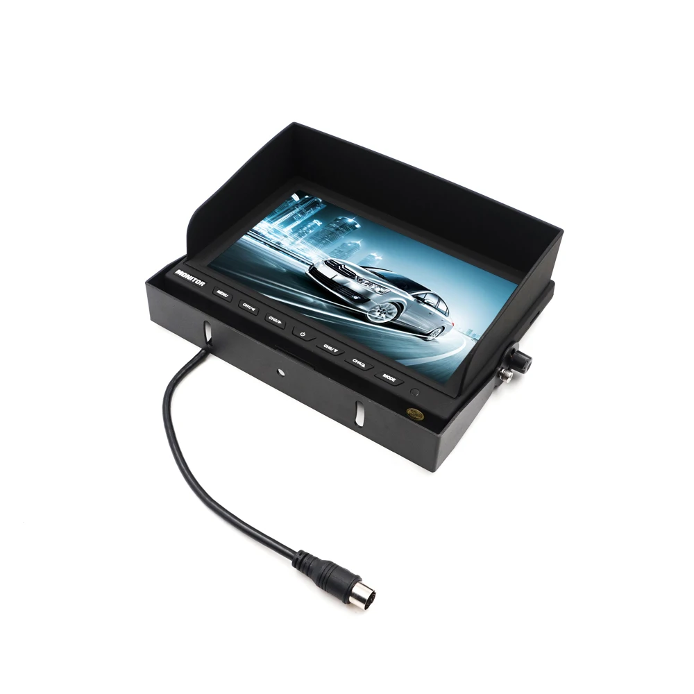 TS914 9inch built in quad  monitor for bus or Truck