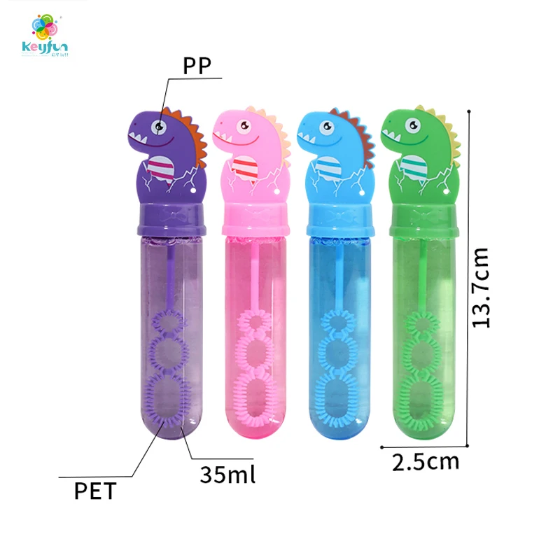 Custom 3 Hole Plastic Bubble Soap Wand Sticks Blowing Maker Bubble Stick Dinosaurs Unicorn Mermaid Halloween Shape H287926