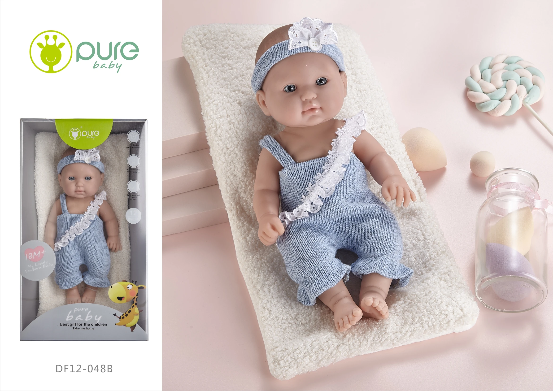 Customize China Manufacturers Realistic Silicone Full Body Reborn Doll Mold for Kids