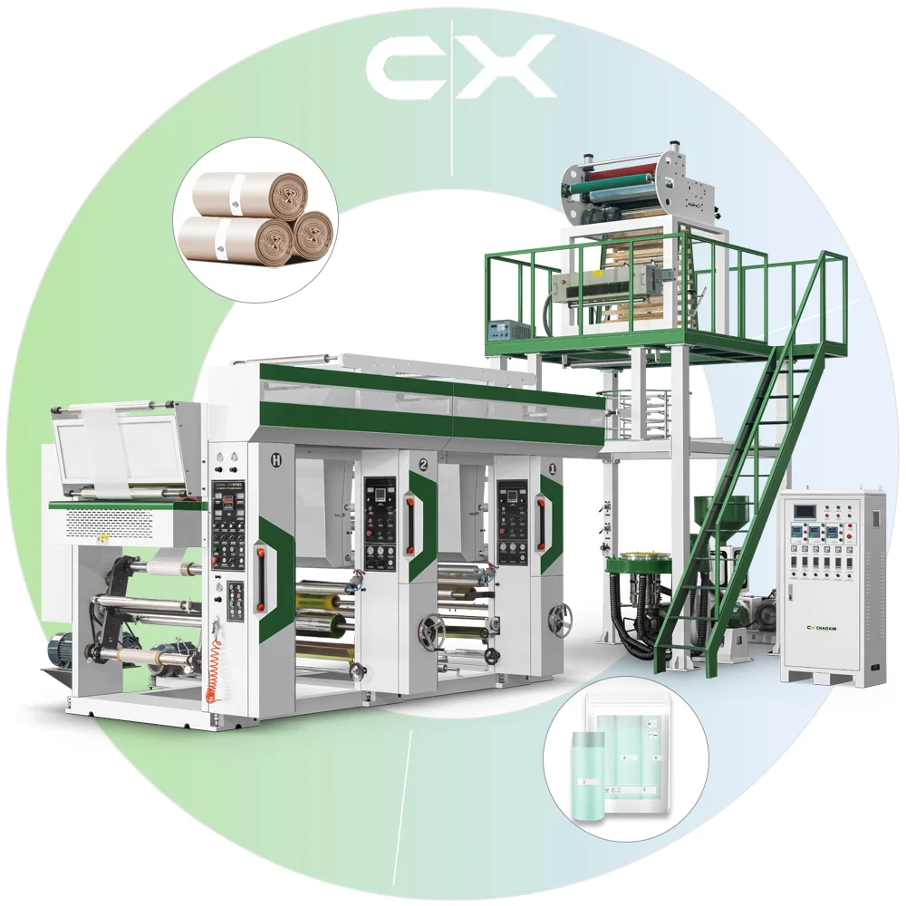CX-B50-700 blowing film pe blown film machine biodegradable making machine plastic film blowing machine extruder