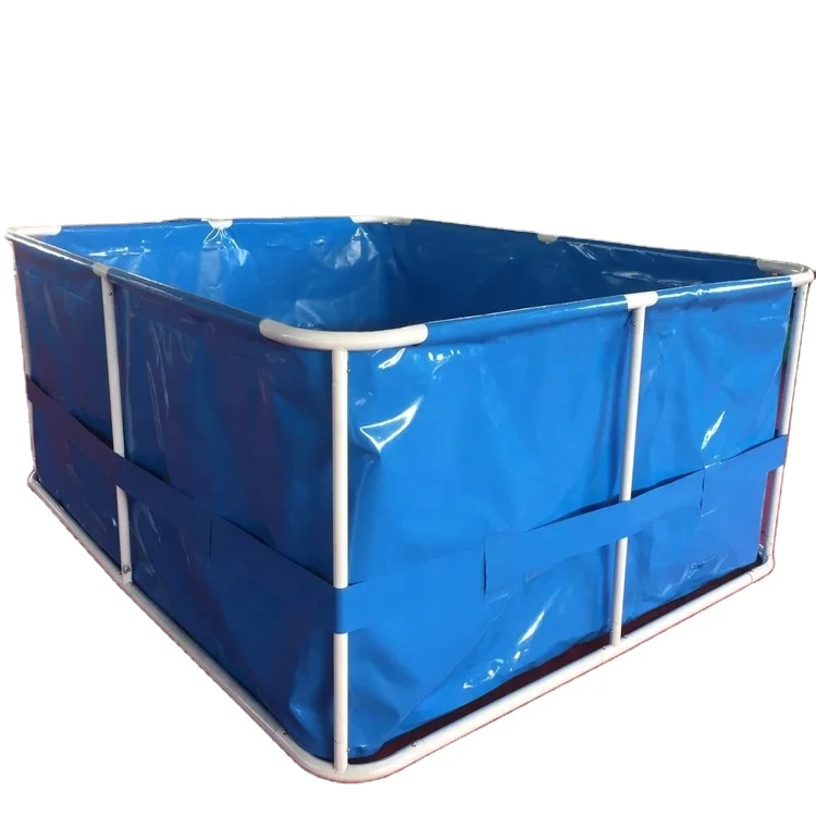 Agriculture durable pvc tarpaulin water tank fish farming tank