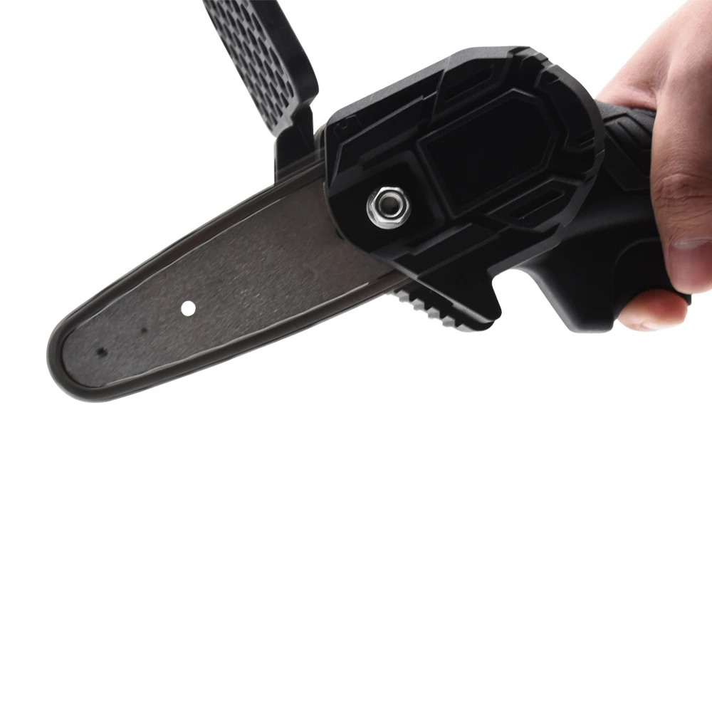 Handheld Portable Electric chain saws for Wood Cutting 6 inch Tree Pruning chainsaw Rechargeable Battery Mini Chainsaw Cordless