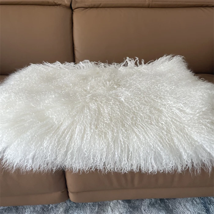Натуральный чистый мех 100 Тибетский монгольский ягненок из овчины шерстяной диван