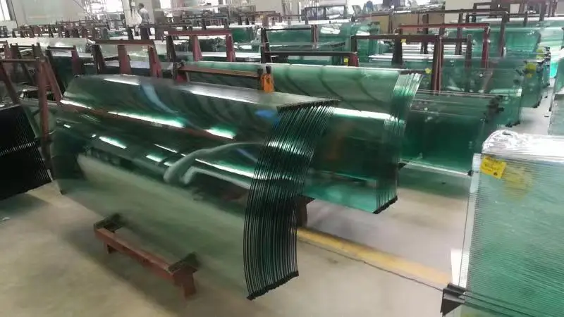 China Glass Factory Tempered Heat Soaked Glass Bent Glass Curved With Good Prices