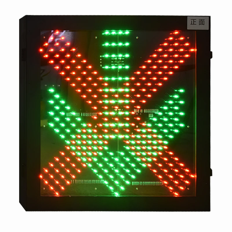 solar powered LED display illuminated traffic road sign highway Lane indicator sign led traffic signs