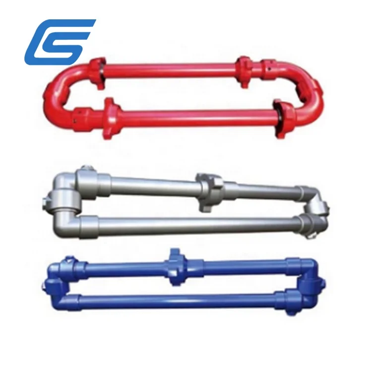 Factory direct supply Chiksan Cementing and Circulating Steel Hose Loops API Standard High Pressure Hose Loops