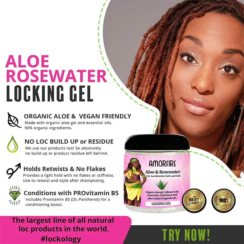 Private Label All Day Lock Extra Hold 4C Hair Styling Twist Loc Edge braid hair gel vendor shine and jam gel 5.3oz