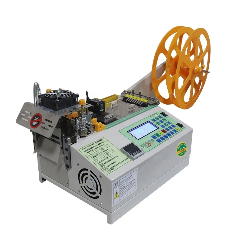 Over 10 years experience automatic hot knife cutting machine with angle cut, hot belt cutting machine