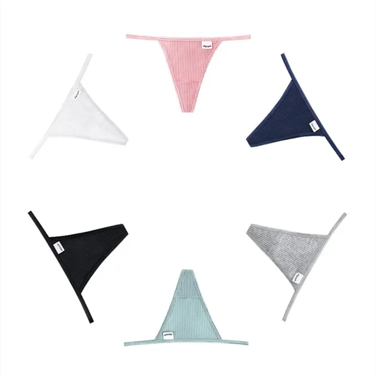 Cotton Small Girls Thong Bikini Ladies Lingerie Women G-strings and Thongs with Tangas