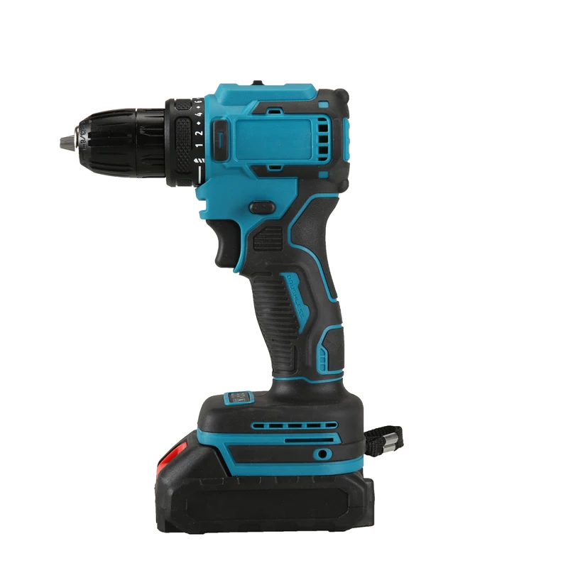 21v Cordless Electric Drill Portable Electric Tool Brushless Electric Lithium Rechargeable Drill