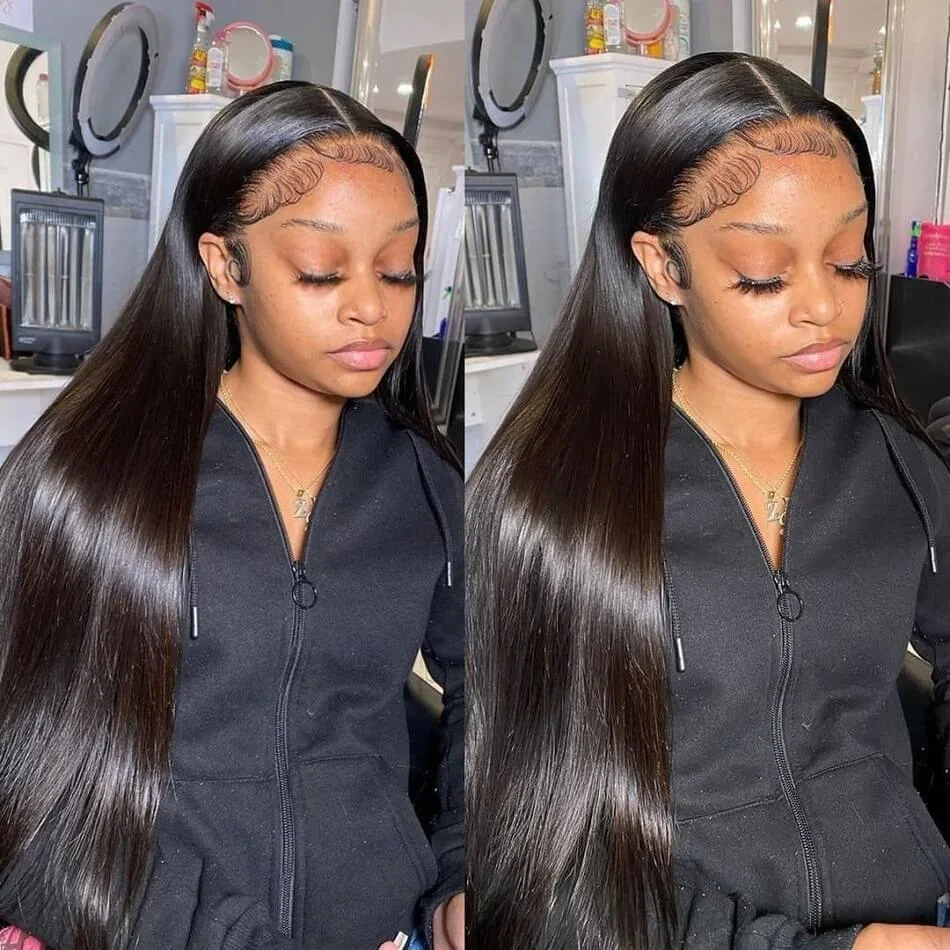 Raw Hair Swiss Lace Wigs Human Hair Lace Front Brazilian Virgin Cuticle Aligned Hair Full Lace Frontal Wig For Black Women