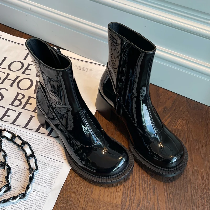 Wholesale custom luxury ankle boots heels for women fashion guoci cowgirl designer boots