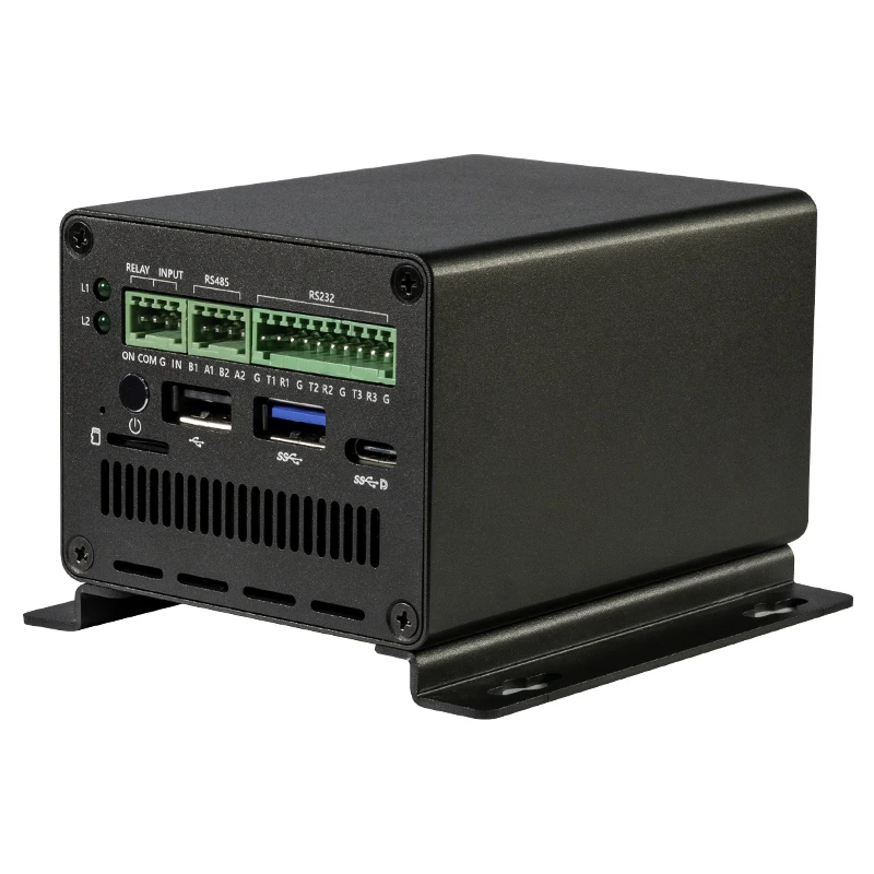 RK3588s OCTA CORE 16GB 32GB RAM 128GB ROM 8K display Dual NIC Android 12.0 Linux ARM fanless industrial AI computer MINI PC