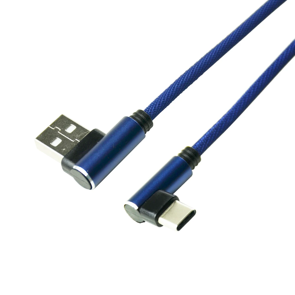 SIPU 2019 новый быстрый зарядный 90 градусов Micro USB Type C Дата-кабель для зарядки