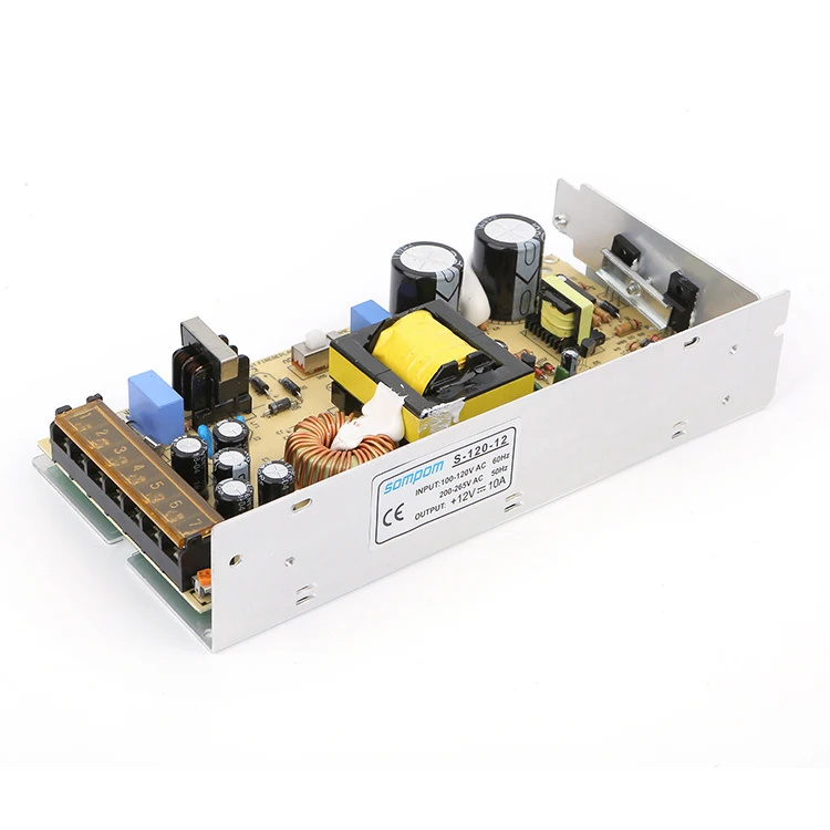 Горячие smps 12v 10a переключатель питания 120w трансформаторы мануфактура
