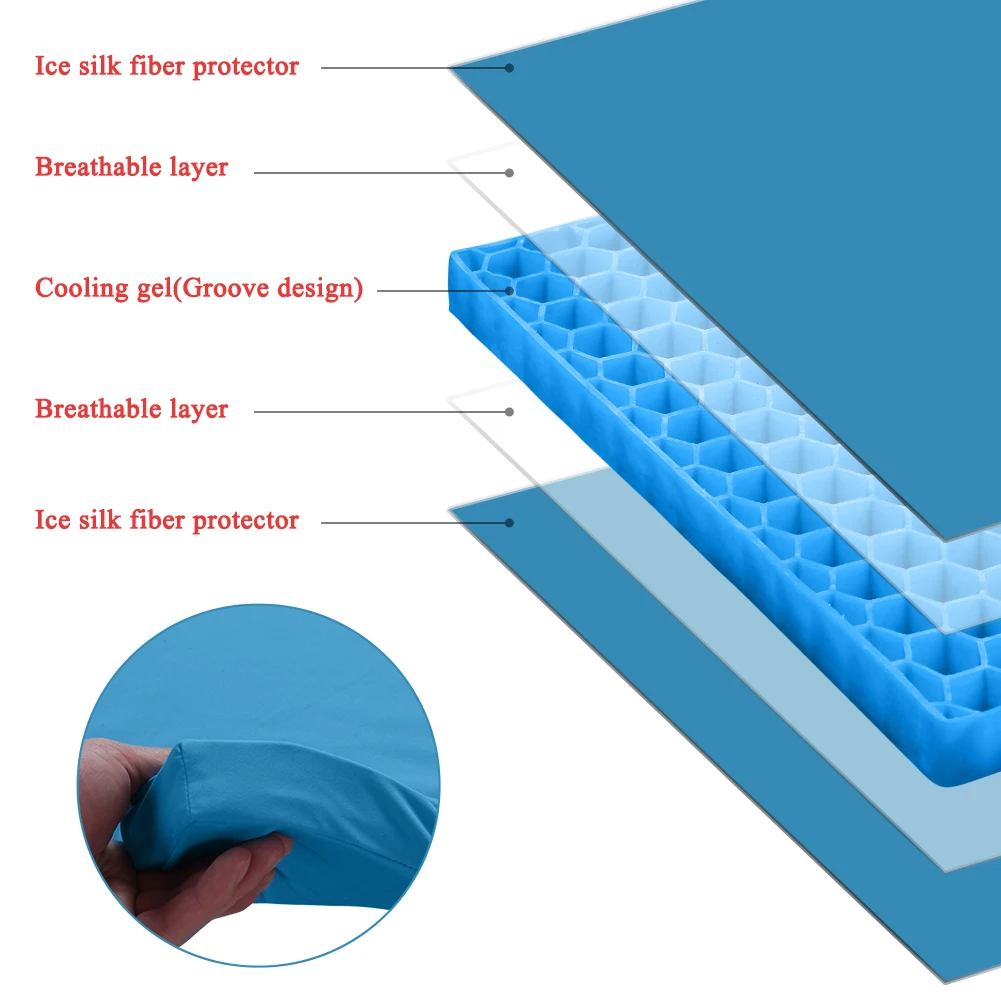 Ventilated Designed tpe gel Memory Foam Mattress toppers for bed with ISO US Certified