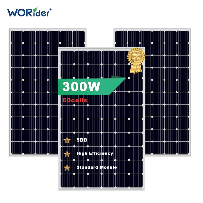 German warehouse 300w 550w 700w solar panel cells 182mm monocrystalline 300 watt solar panel energy system
