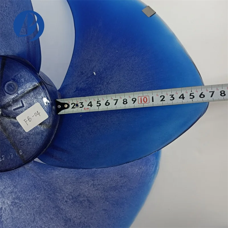 Factory wholesale price Fan blade   the material is ABS blue Air Conditioning Parts Refrigeration Parts