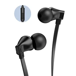 Earphones Noise Isolating In-Ear Headsets with  HiFi Stereo Powerful Bass 3.5mm Interface and with Microphone Wired Earbuds