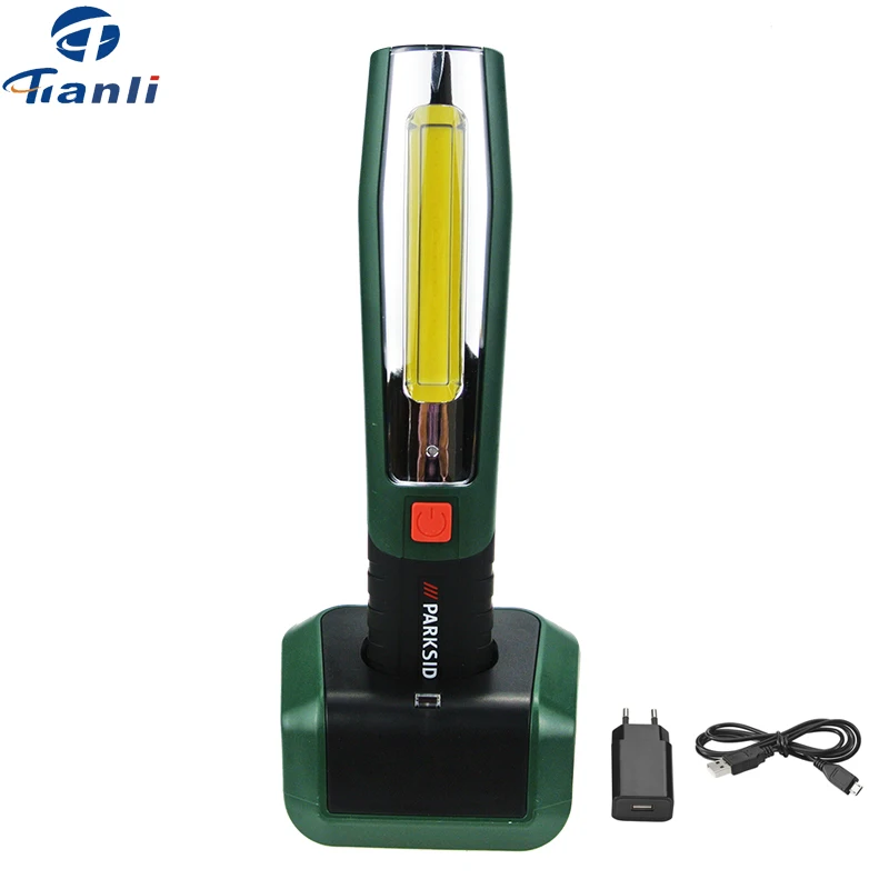 
3W LED Cordless Work Light Charge Stand Base For Vehicle Repair Lighting 
