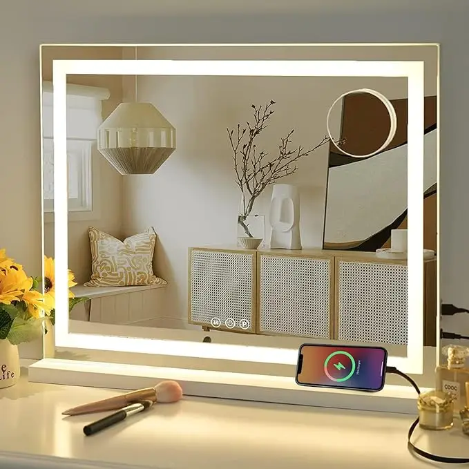 LED Light Anti-Fog round & Square Rectangular Table Makeup Mirror Product Category LED Mirror