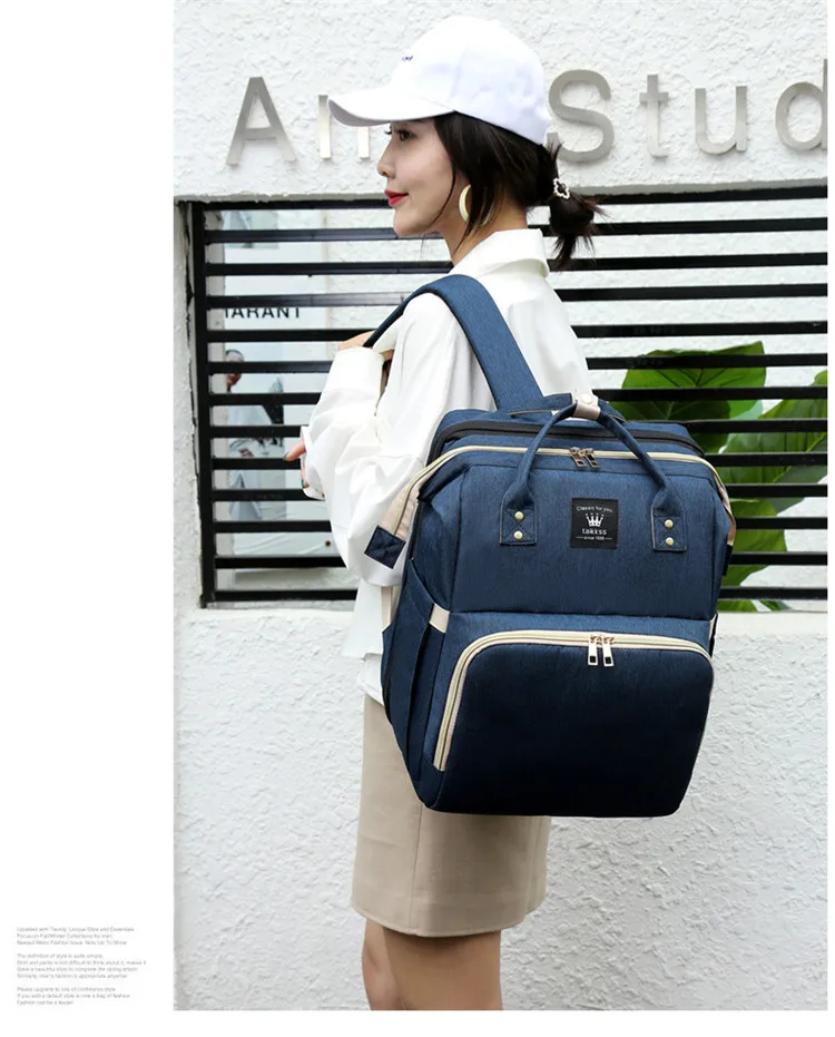 
Free Sample NO MOQ Maternity diaper bag backpack for baby care,baby bags for mothers,diaper backpack bag 