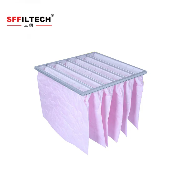 wholesale air filter hepa F5 pocket air filter washable ahu bag filters