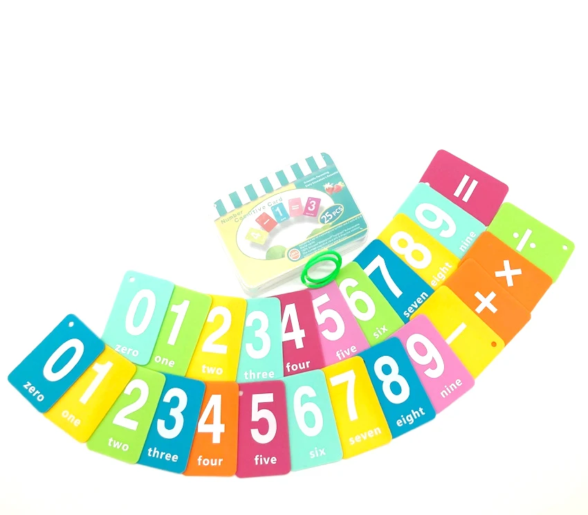 Небьющиеся силиконовые флеш-карты обучающая игрушка