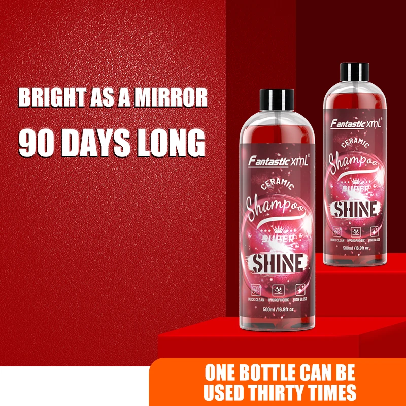 Factory Wholesale Clean & Protection Car Wash Shampoo Touchless Snow Foam Wash white Active Foam Magic shampoo car polish wax