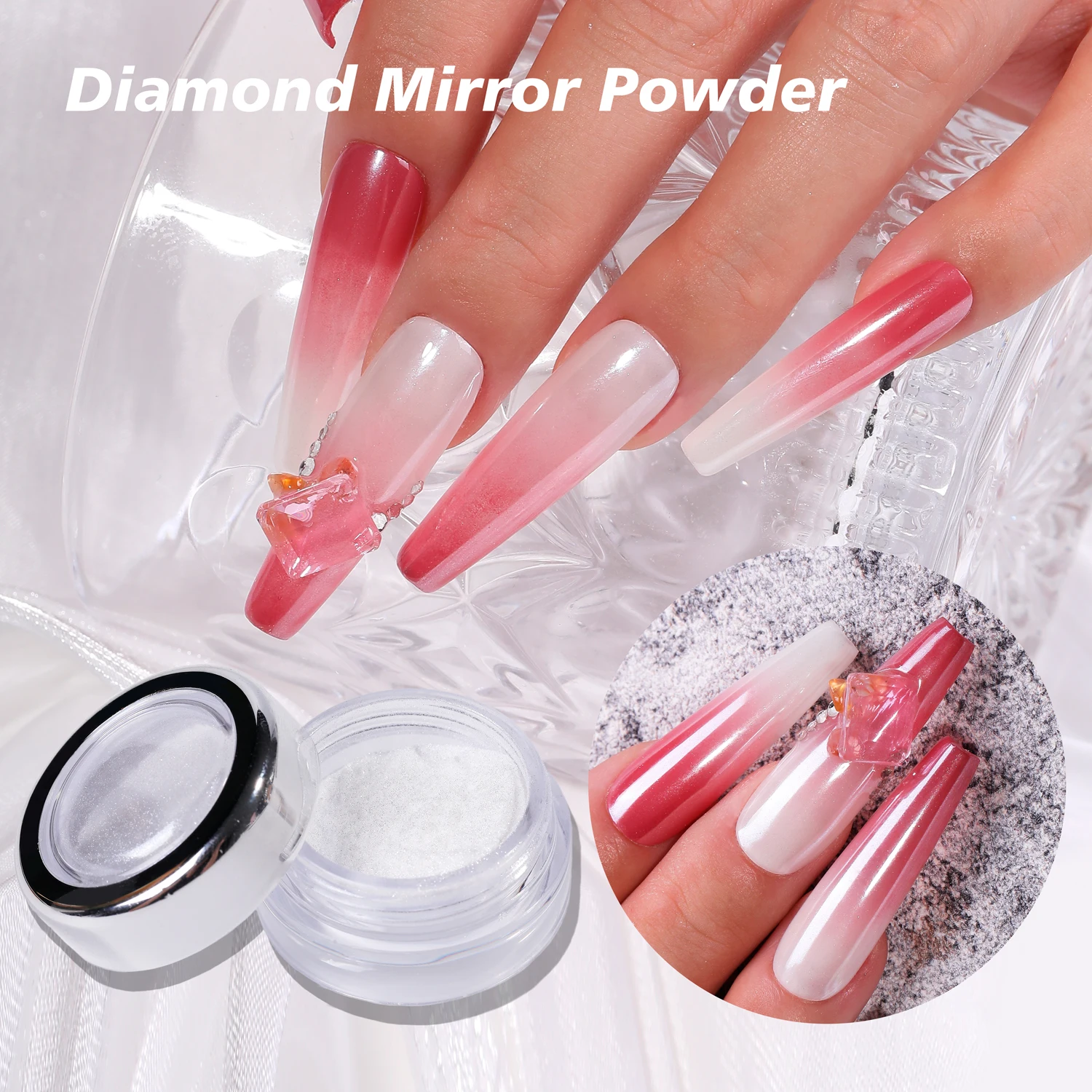 Mirror Nail Magic Mirror Powder Super fairy Super Bright Mirror Powder
