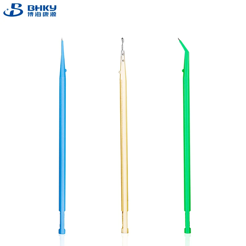 BHKY Factory Medical Instrument Stainless Steel Disposable Vessel Knife Single Use Medical Surgical Scalpels for Operation