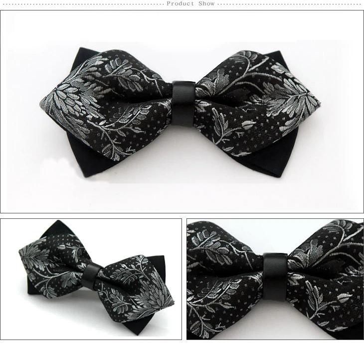 Мужской галстук-бабочка брендовый классический в горошек для мужчин отдыха деловые