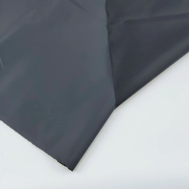 Lightweight Tear Resistant 210T Polyester Taffeta Waterproof Pvc Coating Fabric For Raincoat
