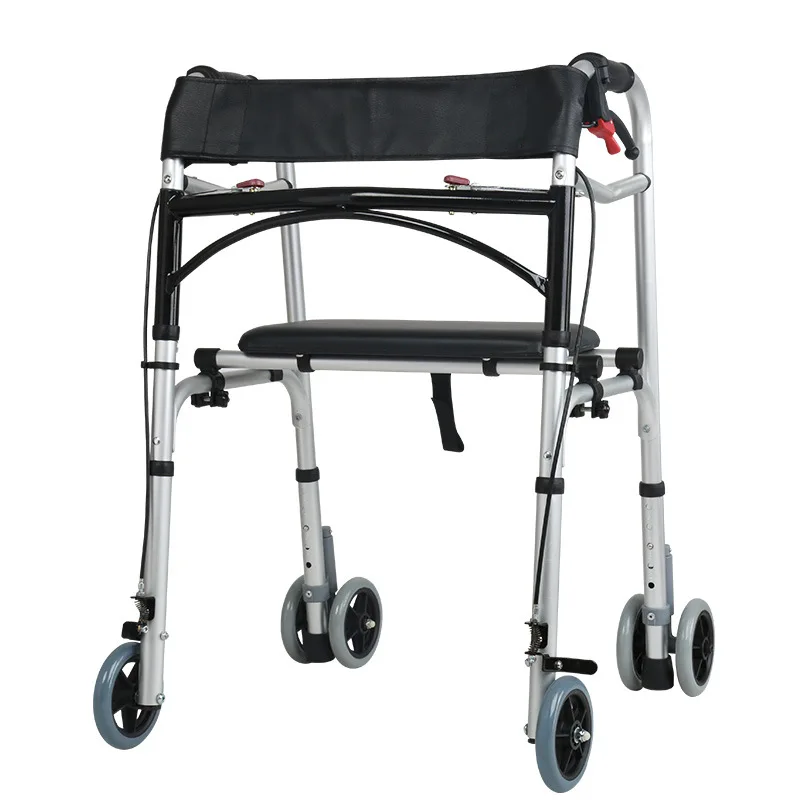 Aluminum walker Medical Adjustable Foldable Aluminium Lightweight Walker